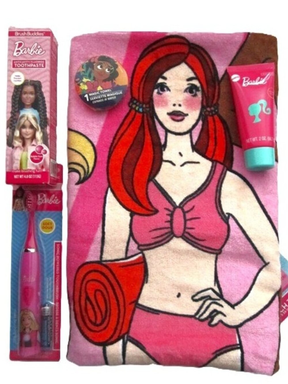 Barbie Beach Towel & Bath Set NEW